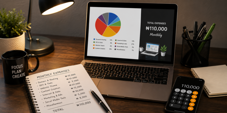 My Monthly Expenses as a Nigerian Blogger (Transparent Breakdown)
