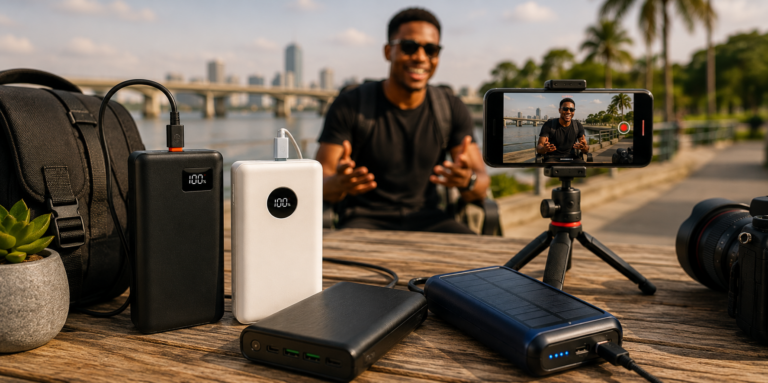 Best Power Banks for Content Creators Who Film Outdoors in Nigeria