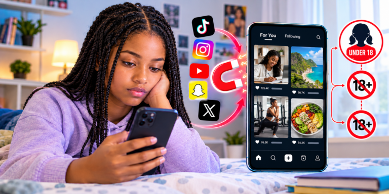 How Social Media Platforms Use Sexual Content to Hook Users at a Young Age